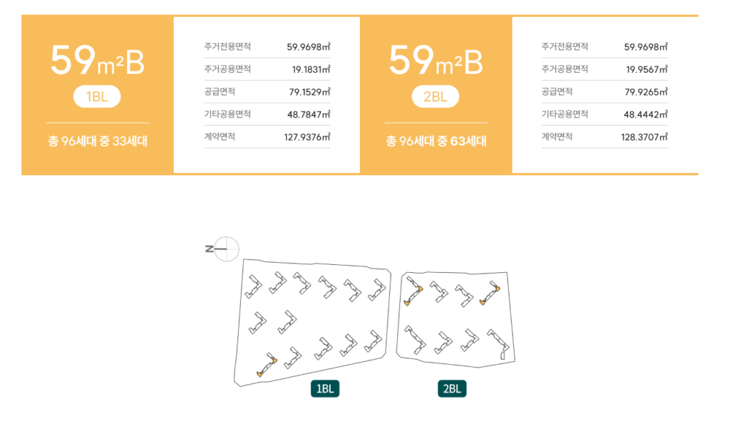 사직 푸르지오 자이_세대안내3
